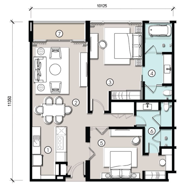 Signature Suites Type B2