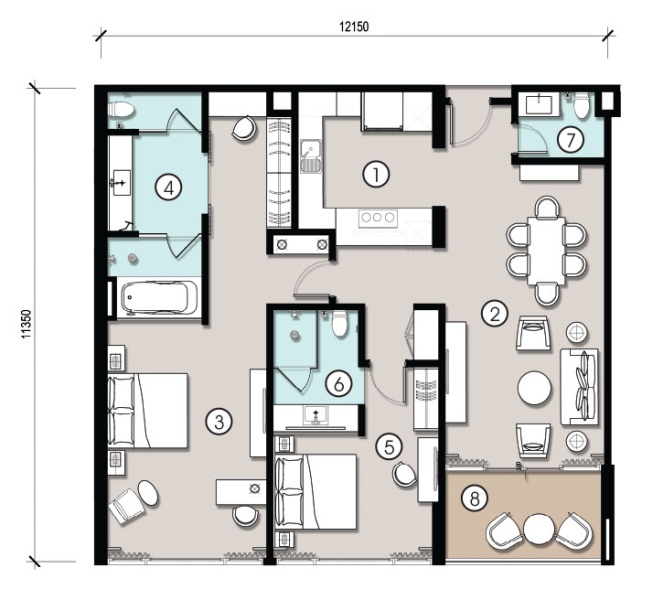 Signature Suites Type C2