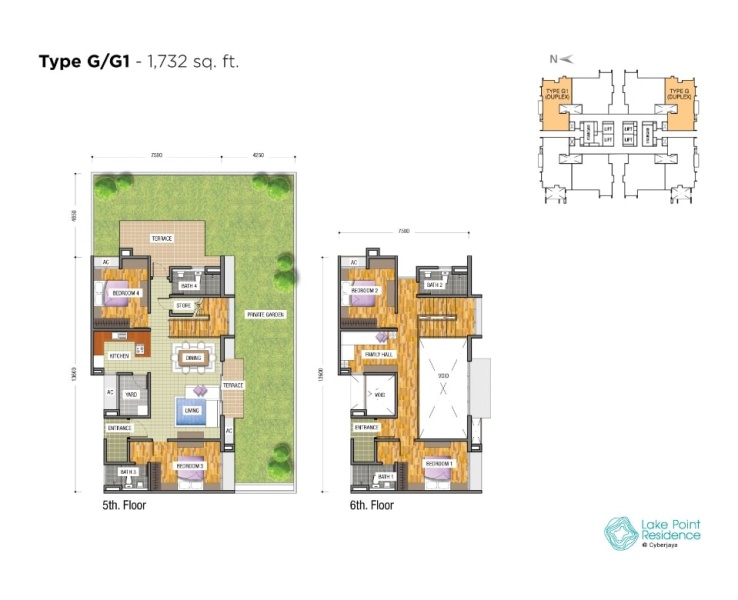 Lake Point Condominium Type G