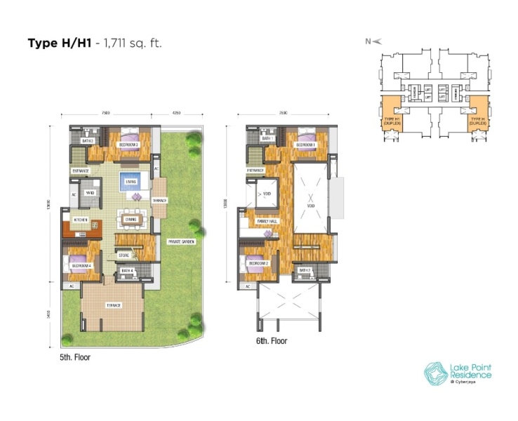 Lake Point Condominium Type H