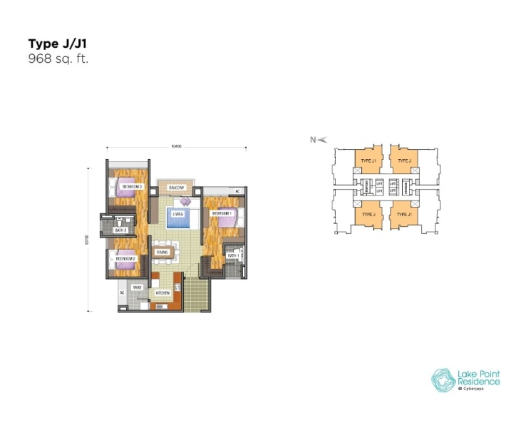 Lake Point Condominium Type J