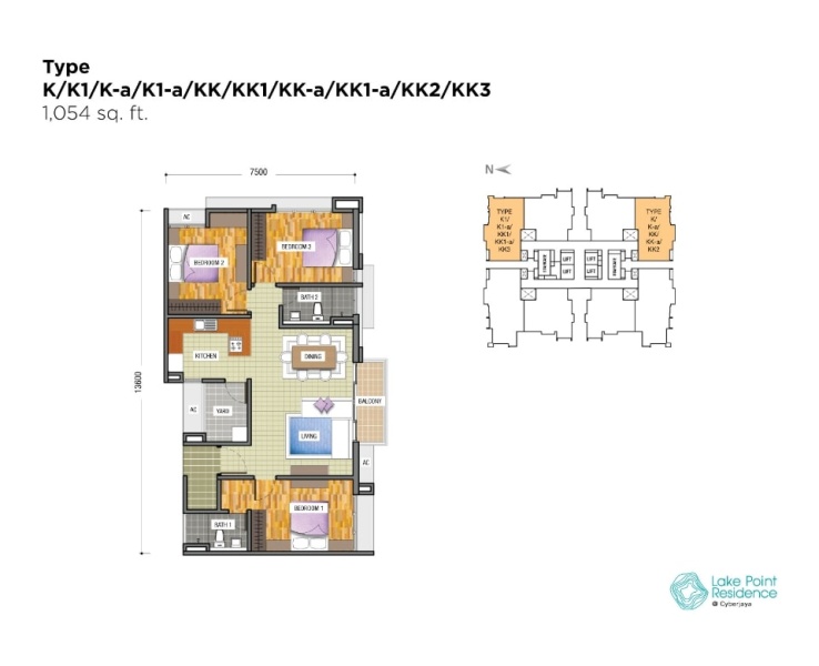 Lake Point Condominium Type K