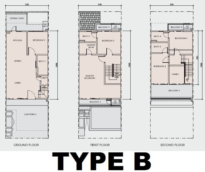 Jalan P16, Presint 16, Putrajaya, 5 Bedrooms Bedrooms, ,5 BathroomsBathrooms,Terrace House,For Sale,TEJA,Jalan P16, Presint 16,1220