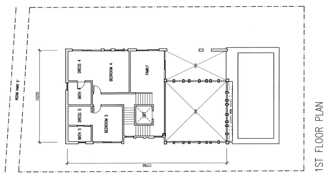 Hamton Kemensah 1st Floor Plan