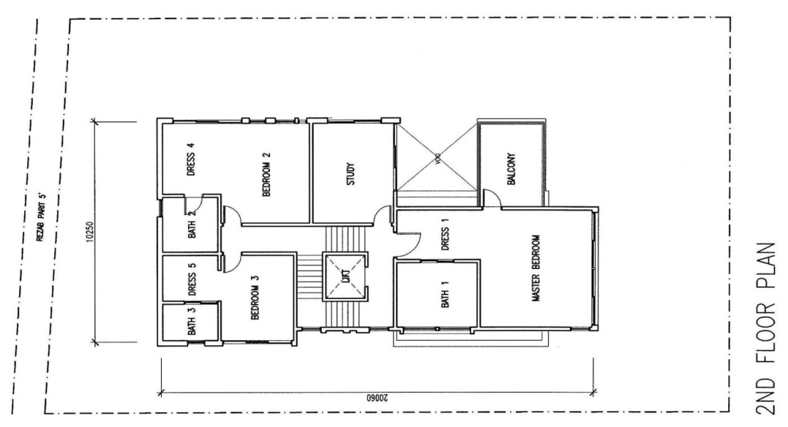 Hamton Kemensah 2nd Floor Plan