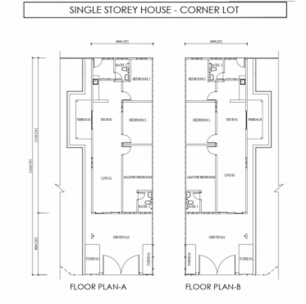 Tapah Perwira Housing Corner Lot