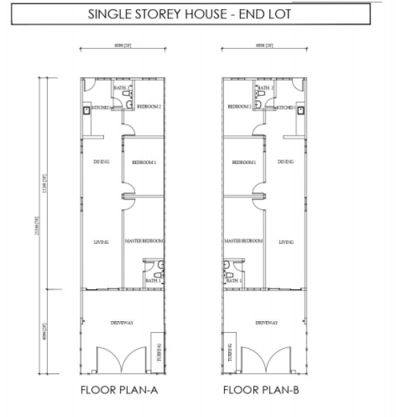 Tapah Perwira Housing End Lot