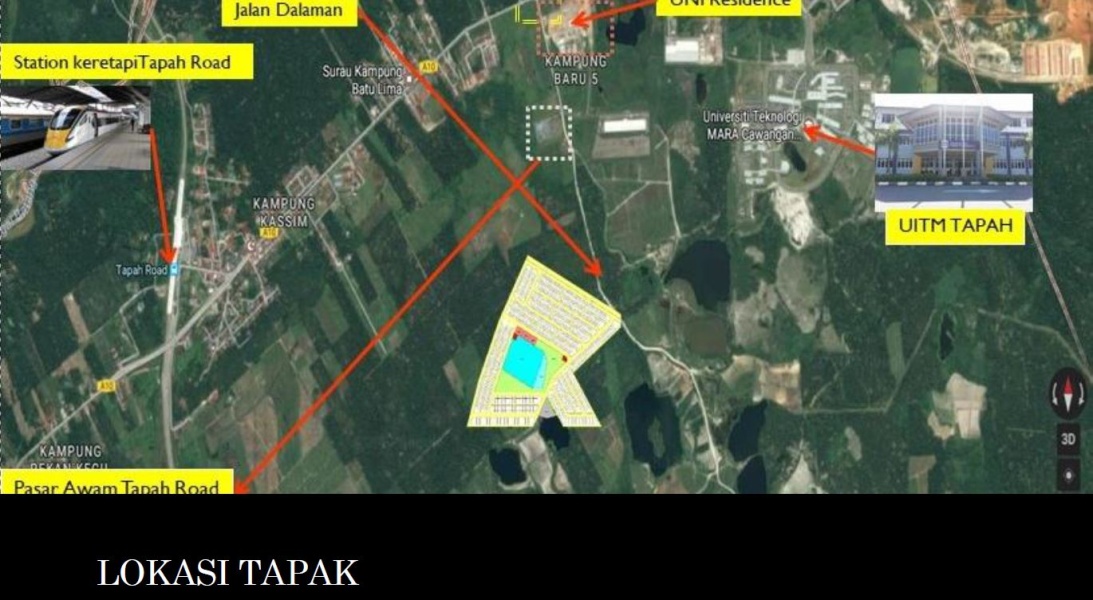 Tapah Perwira Housing Earth Mapping