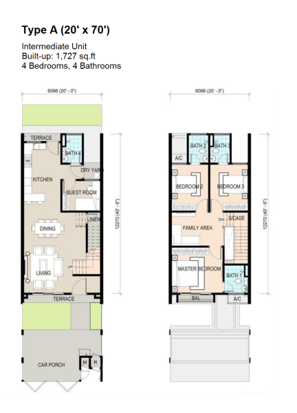 Floor Plan 20x70